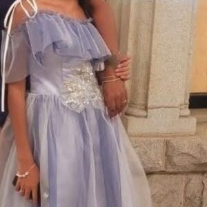 Elegant Blue Kids Dress